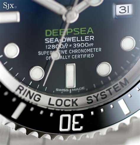 rolex deepsea ring lock system